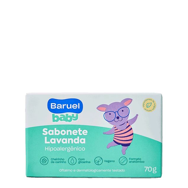 Sabonete Baruel Baby Lavanda 70g