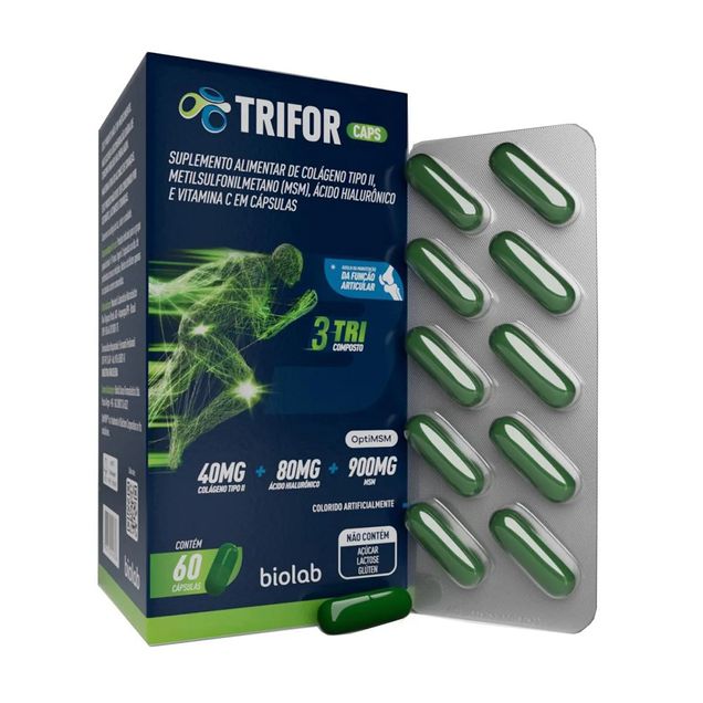 Suplemento Alimentar Trifor Caps Biolab 60 Cápsulas