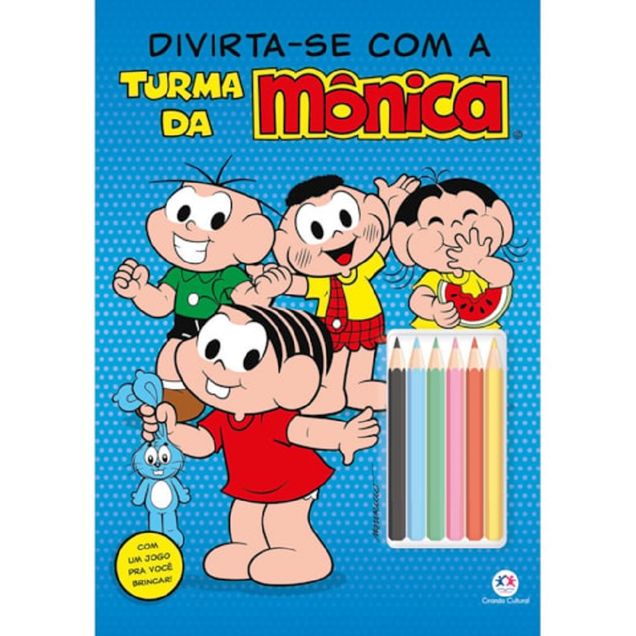 Livro Infantil Divirta-se Com a Turma da Mônica - Ciranda Cultural