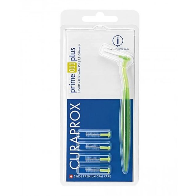Escova de Dente Interdental Curaprox Prime Plus 0,11mm + 4 Refis