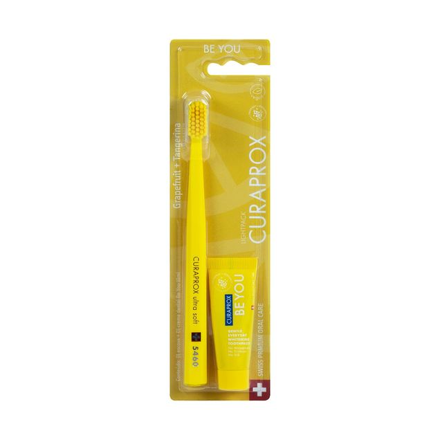 Escova de Dente Curaprox Be You Cerdas Macias Cabeça Compacta 1un + Creme Dental 8ml