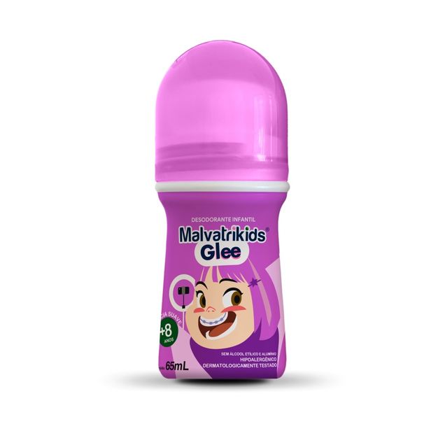 Desodorante Infantil Malvatrikids Glee Roll-On 65ml