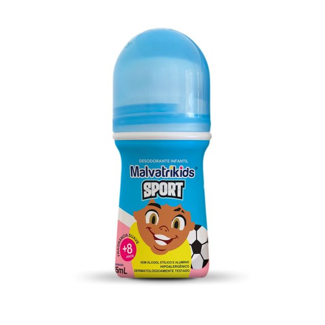 Desodorante Infantil Roll-On Sport Malvatrikids 65ml