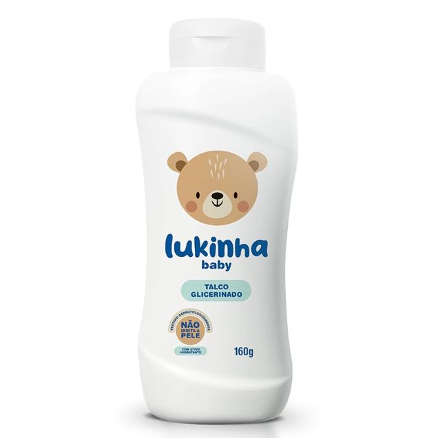 Talco Infantil Phisalia Glicerinado Lukinha 160g