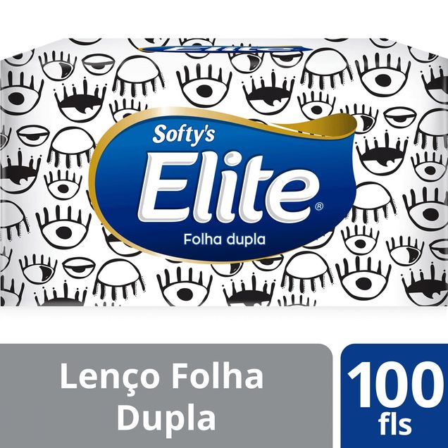 Lenço de Papel Softy's Máxima Suavidade Elite – 100 folhas — foto 2