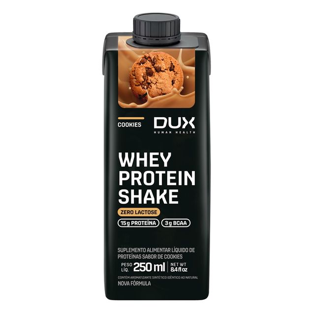 Whey Protein Shake Cookies 250ml Dux 1 Unidade
