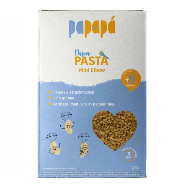 Macarrão Infantil Papapá Mini Elbow com Quinoa 200g
