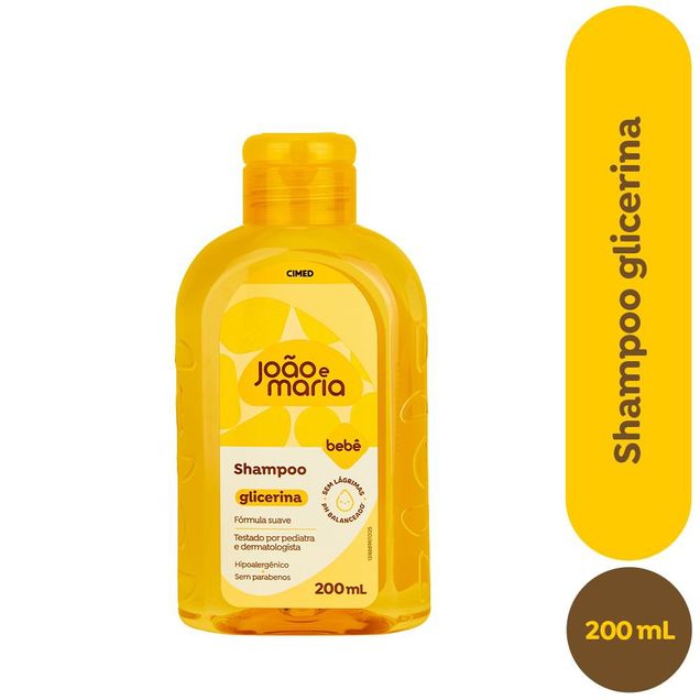 Shampoo João e Maria Bebê Cimed Glicerina 200ml