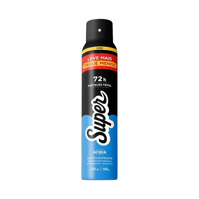 Cimed Super Acqua - Desodorante Antitranspirante Aerossol 250ml — foto 2