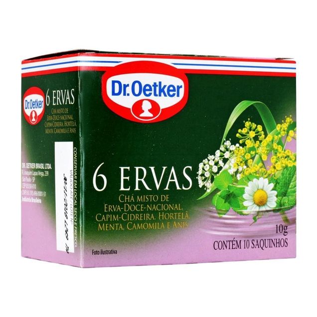 Chá Dr. Oetker 6 Ervas 10g — foto 2