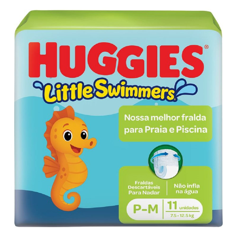 Fralda Huggies Little Swimmers P/M 11 Unidades