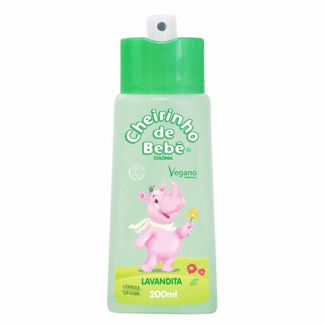 Colônia Infantil Spray Cheirinho de Bebê Lavandita 200ml