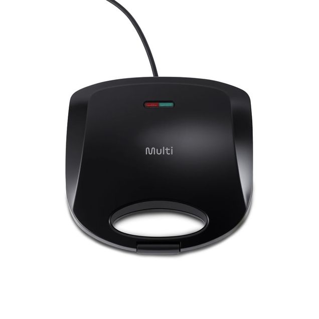 Sanduicheira e Grill Multilaser Preta 110V 1 unidade