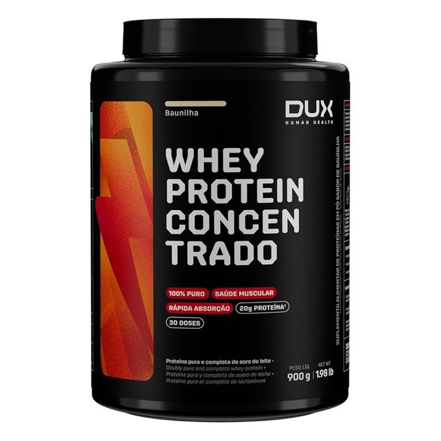 Whey Protein Concentrado Dux Baunilha 900g