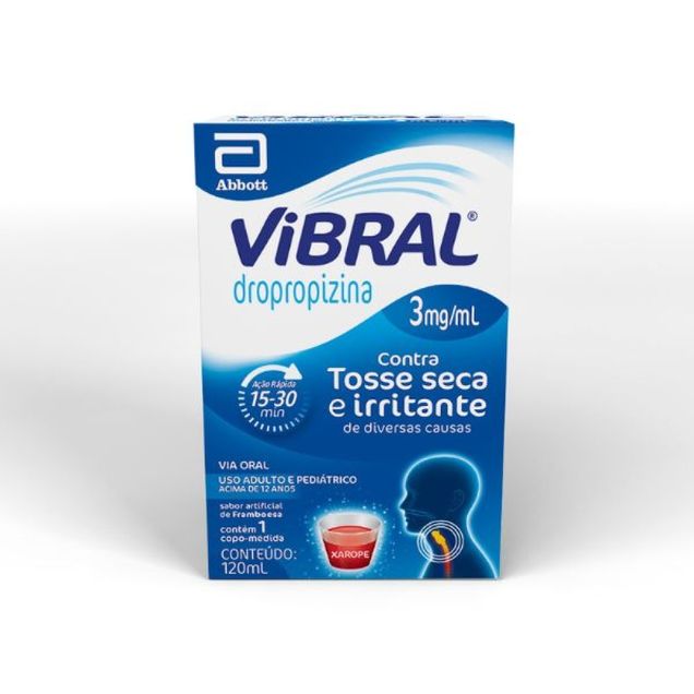 Vibral 3mg Xarope Adulto Abbott 120ml