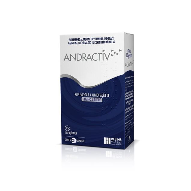 Suplemento Alimentar Andractiv 30 Cápsulas