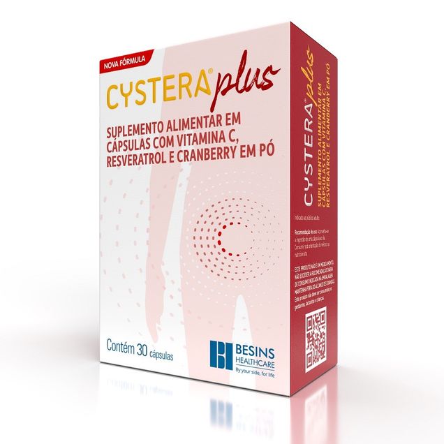 Suplemento Alimentar Cystera Plus 30 Cápsulas