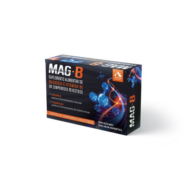 Suplemento Alimentar MAG-B 30 Comprimidos
