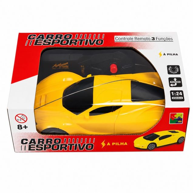 Carrinho de Controle Remoto CKS Esportivo 3 Funções Sortido