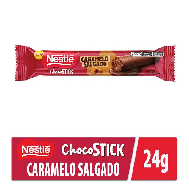 BATON CHOCO STICK CARAMELO SALGADO 24G — foto 2