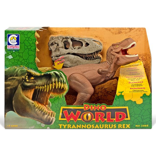 Brinquedo Dino World Tyrannosaurus Rex Cotiplás