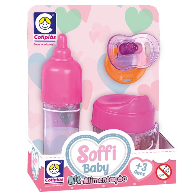 Brinquedo Kit de Alimentação Soffi Baby Cotiplás
