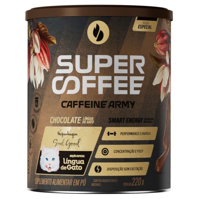 Supercoffee 3.0 Língua de Gato Caffeine Army 220g