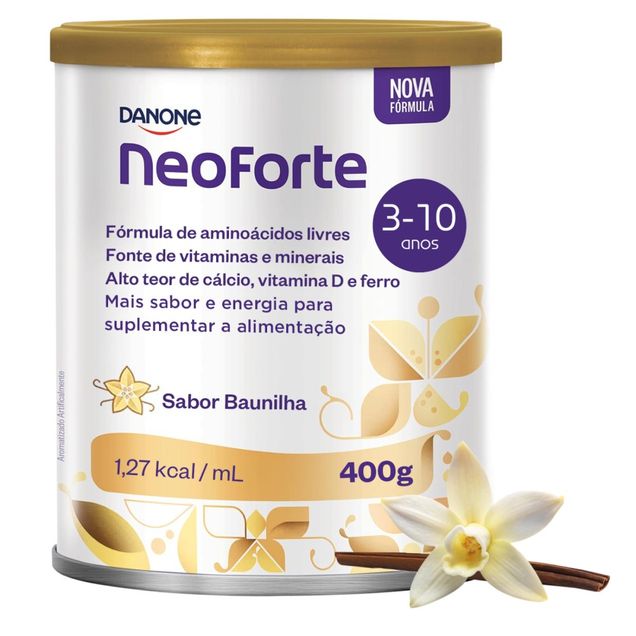 Suplemento Infantil Neoforte Baunilha 3-10 Anos 400g
