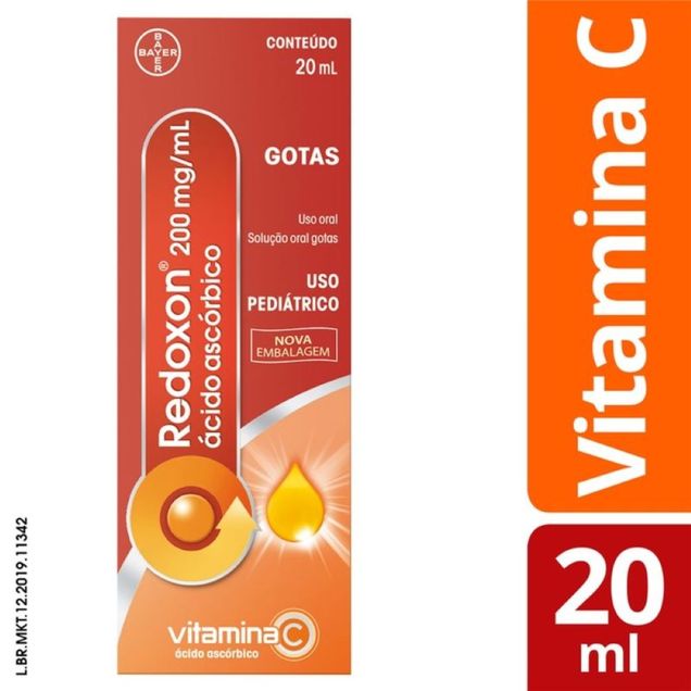 Redoxon Vitamina C Infantil 200mg/ml Gotas 20ml