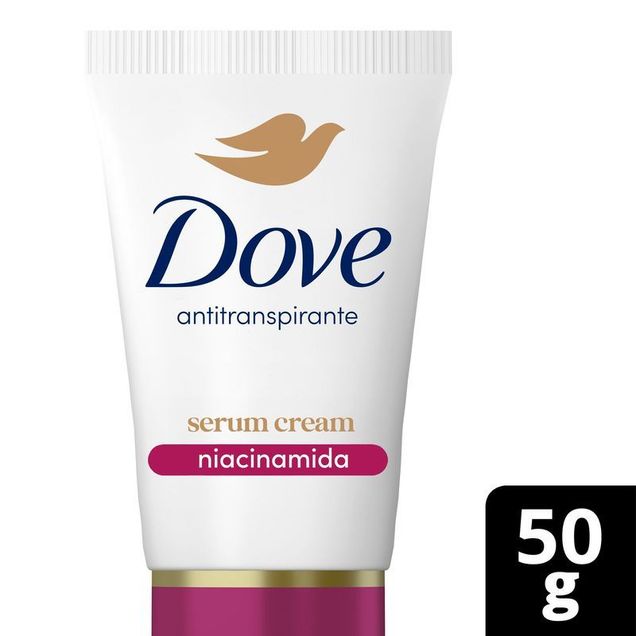 Creme Antitranspirante Sérum Previne Escurecimento Niacinamida 48h Feminino Dove 50g