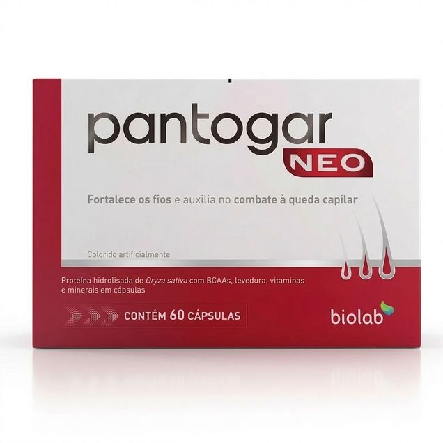 Pantogar Neo Suplemento Alimentar Biolab Sanus Farmacêutica Ltda 60 Cápsulas